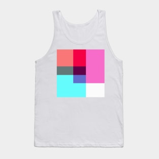 Cubist Modern Art Tank Top